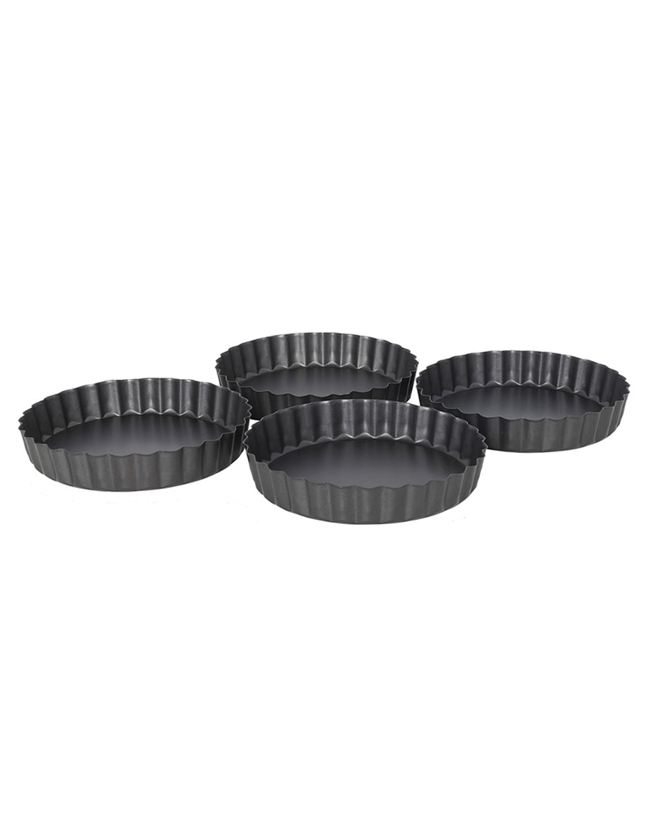 Set moldes aluminio redondo 4