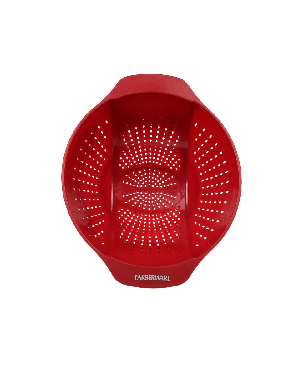 Colador Farberware rojo