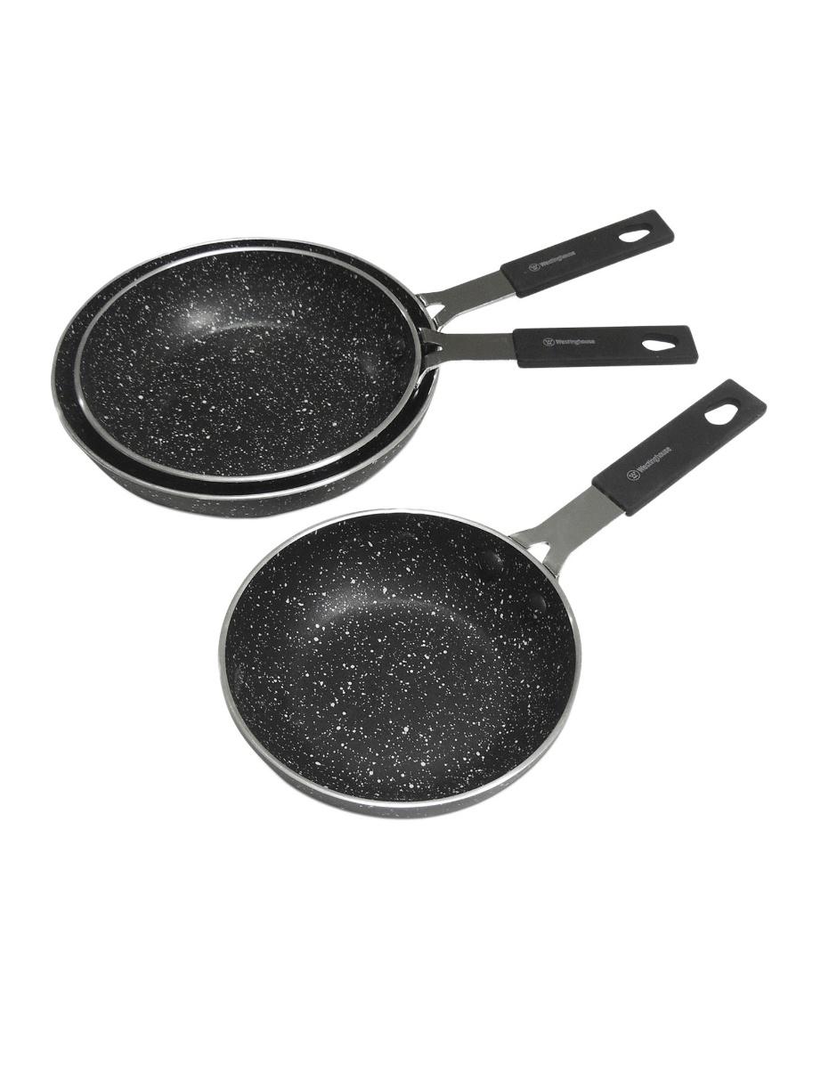 Set de sartenes de mármol 3 piezas