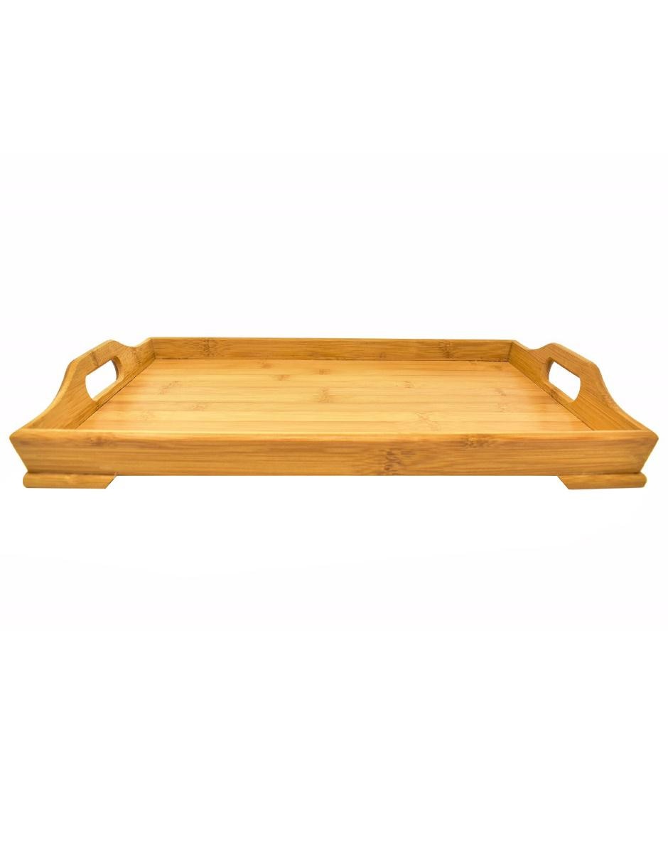 Bandeja de servicio de madera