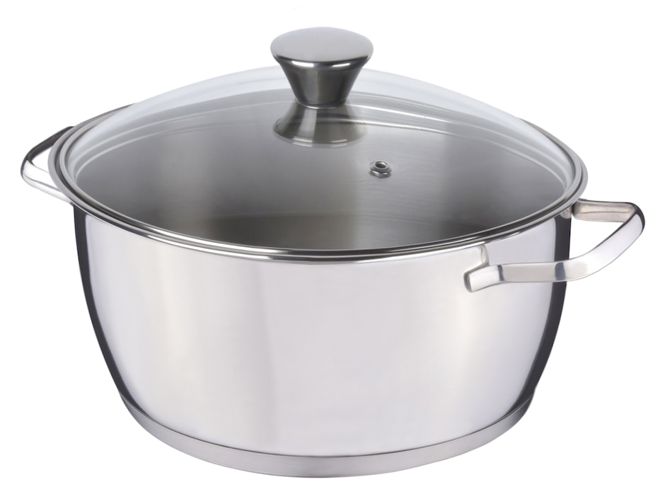Batería de cocina Tramontina Allegra de acero inoxidable 10 piezas