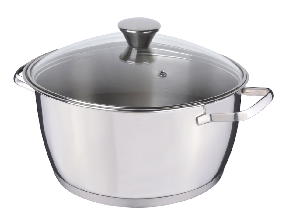 Batería de cocina Tramontina Allegra de acero inoxidable 10 piezas