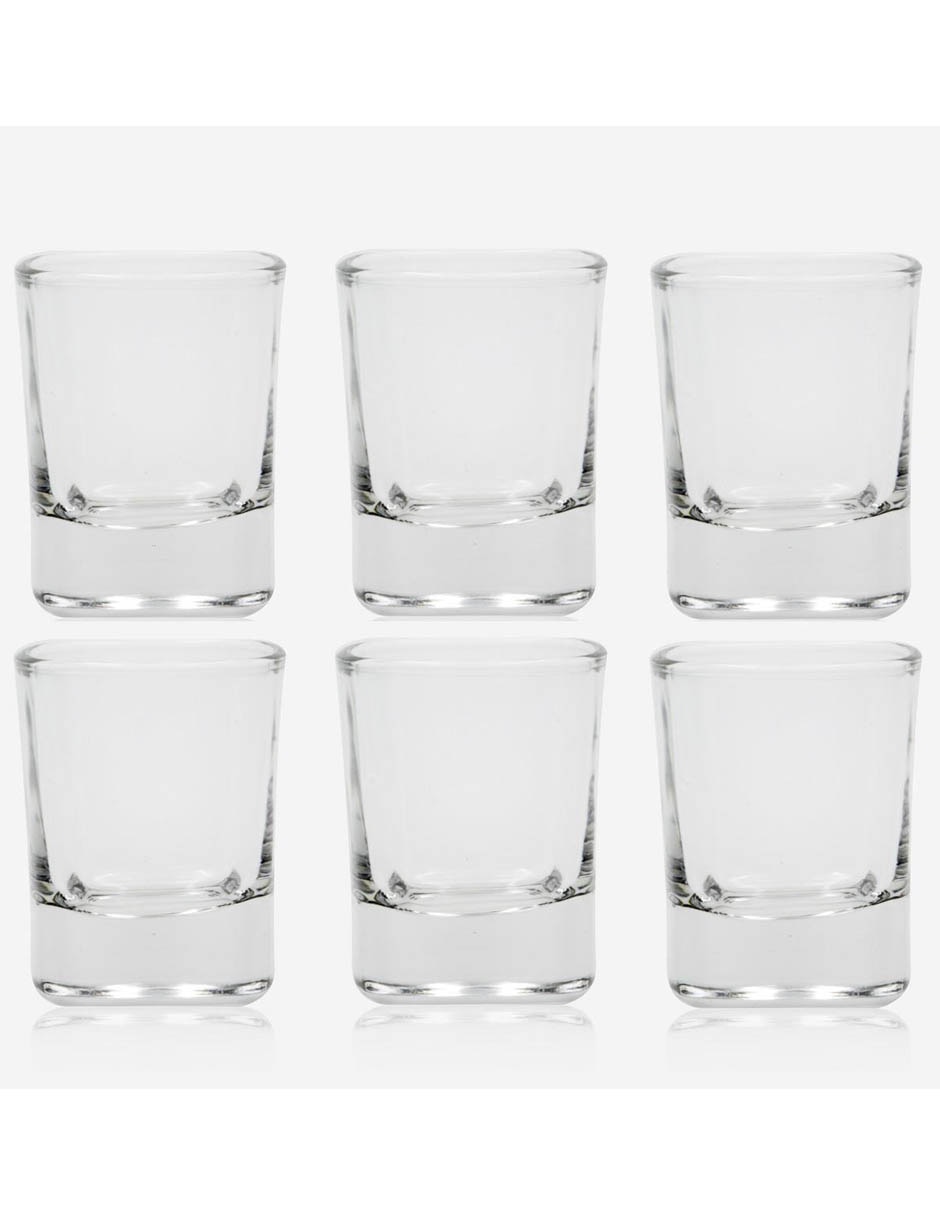 Set vasos de vidrio