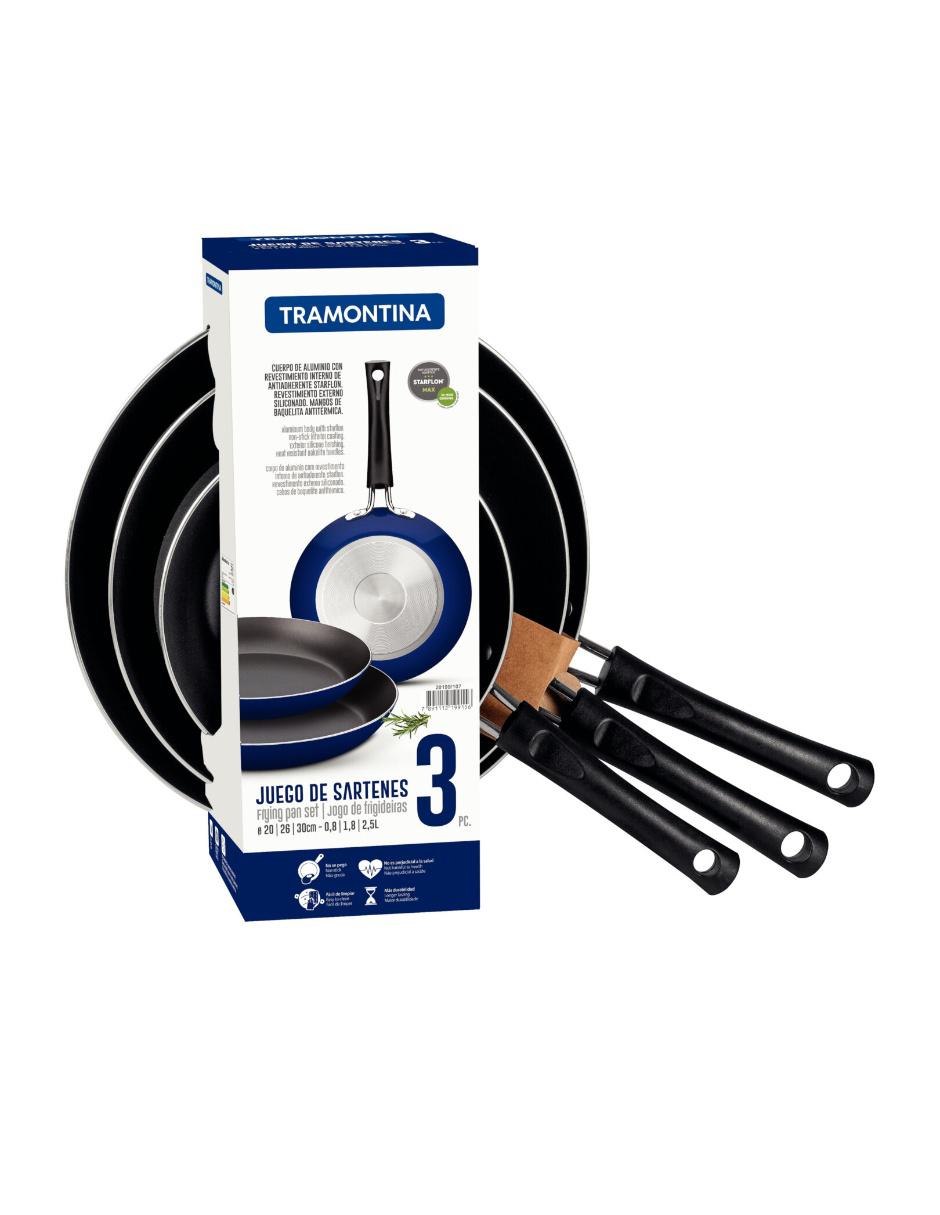 Set de sartenes de aluminio 3 piezas 4