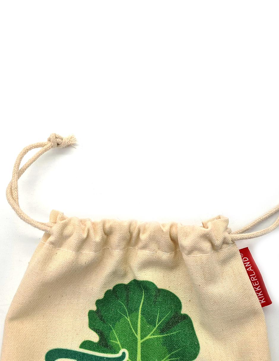 Kit De 5 Bolsas Kikkerland Reutilizables Hechas de Malla, color beige