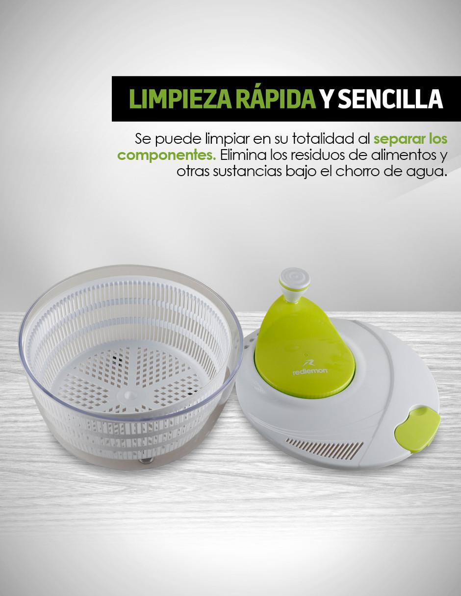 Centrifugadora de ensalada con escurridor Redlemon Salad Spinner