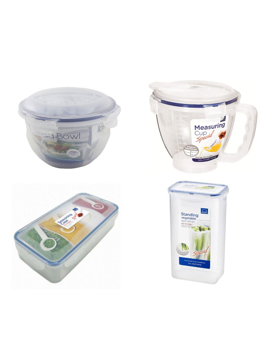 Set contenedores Lock & Lock 4 piezas