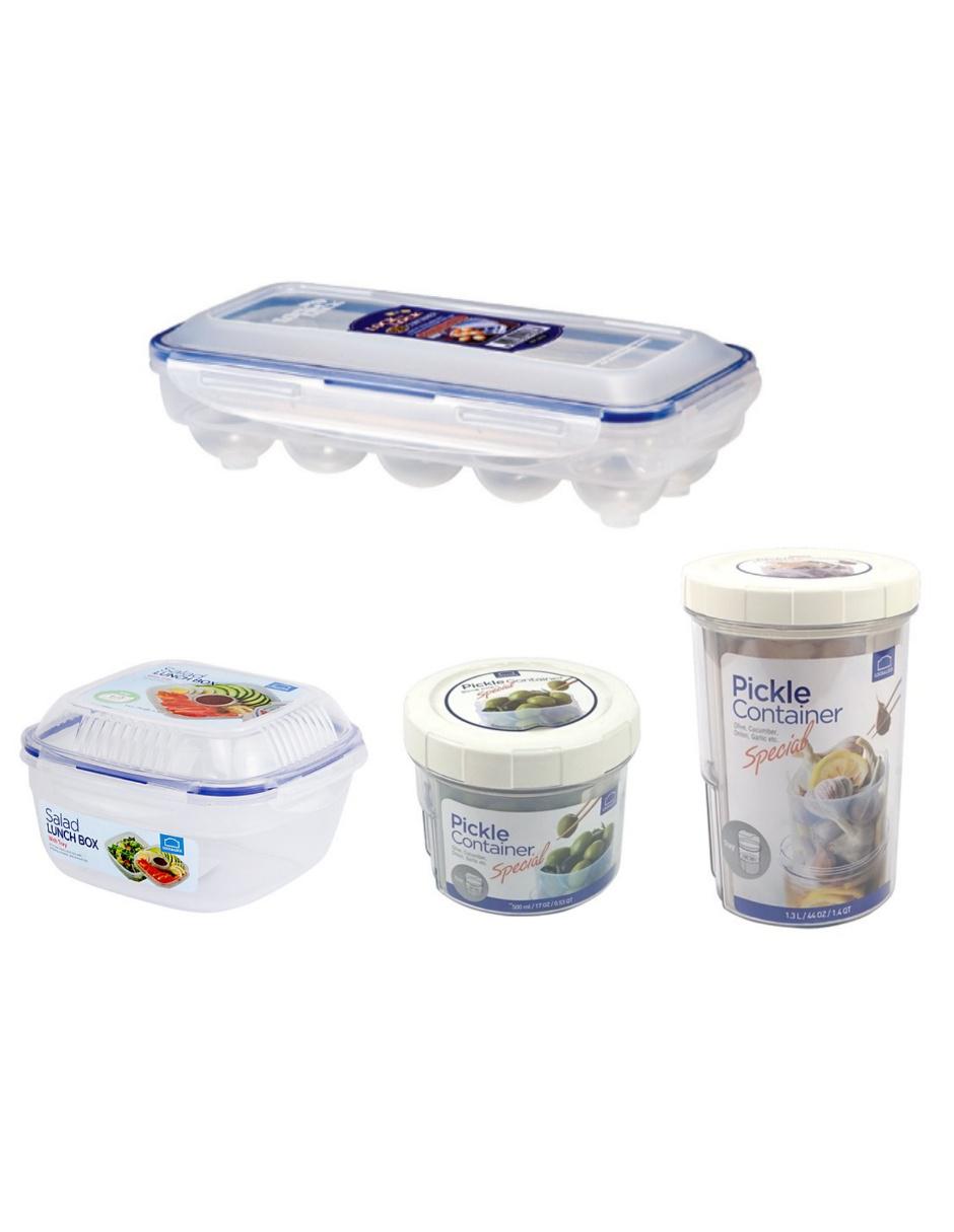 Set contenedores Lock & Lock 4 piezas