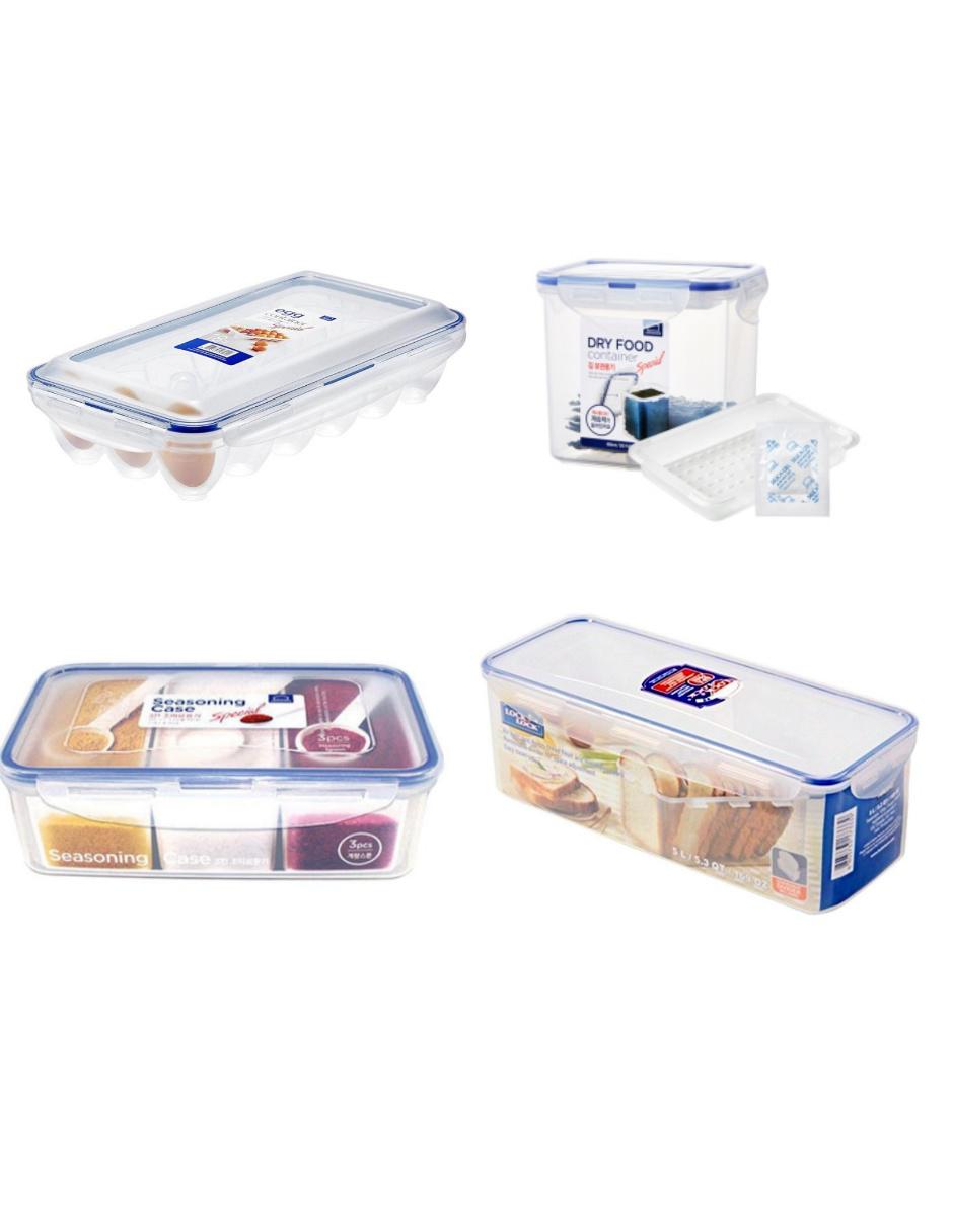 Set contenedores Lock & Lock 4 piezas