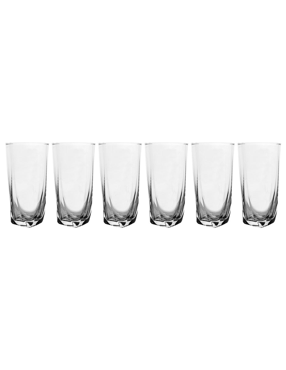 Set vasos Eiffel de vidrio con 6 piezas 2