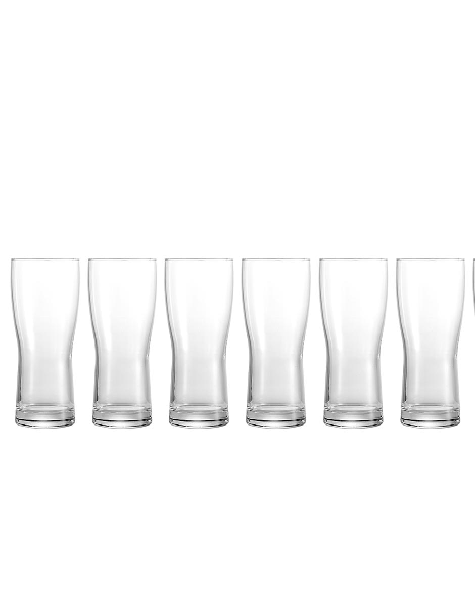 Set de vasos para agua Kasablanka de vidrio con 6 piezas