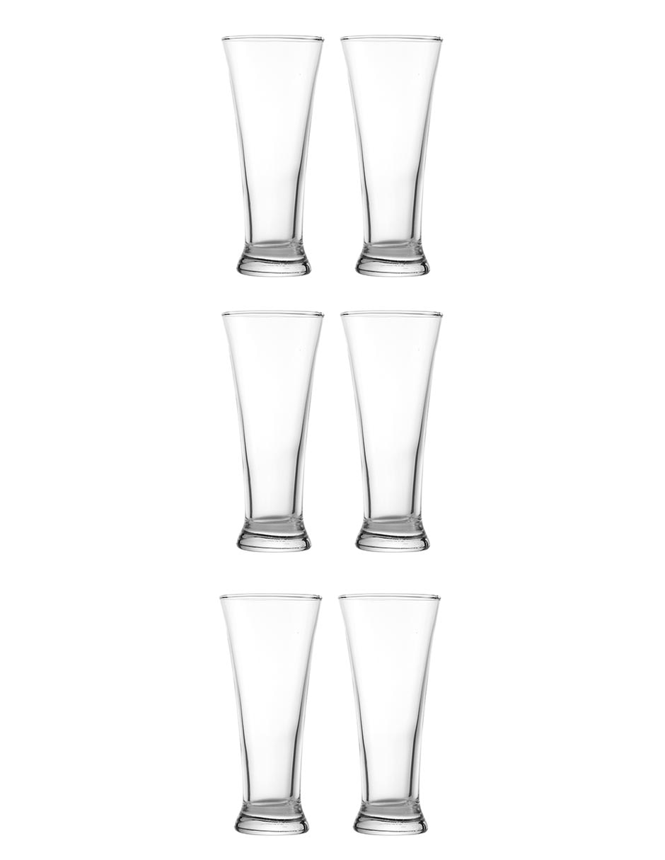 Set de vasos para agua de vidrio con 6 piezas 3