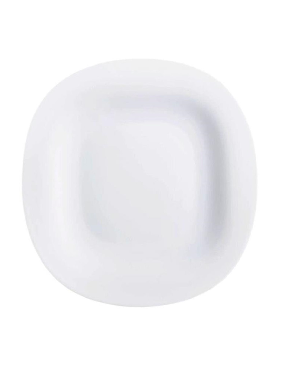 Plato trinche Carine de vidrio