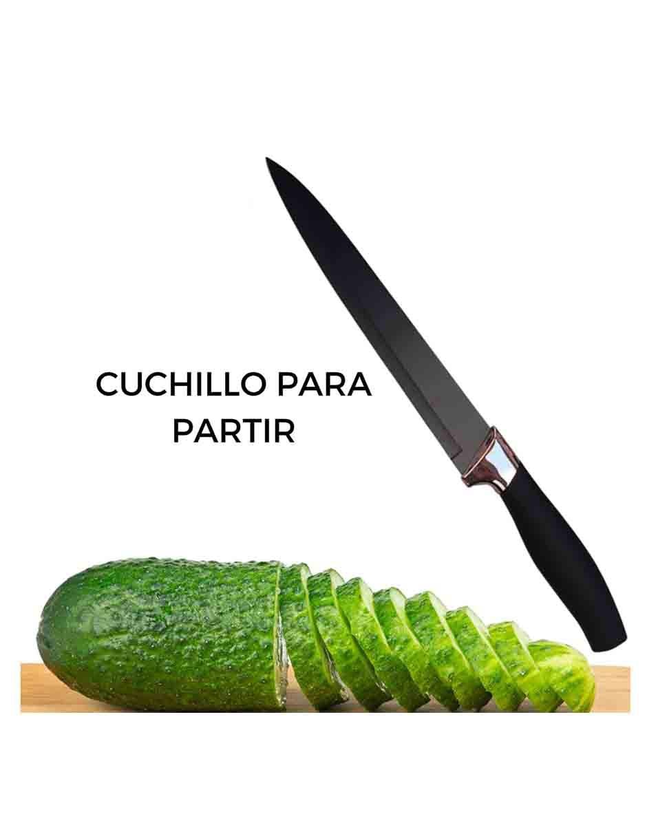 Set de cuchillos 6 piezas Yajad Hogar acero inoxidable