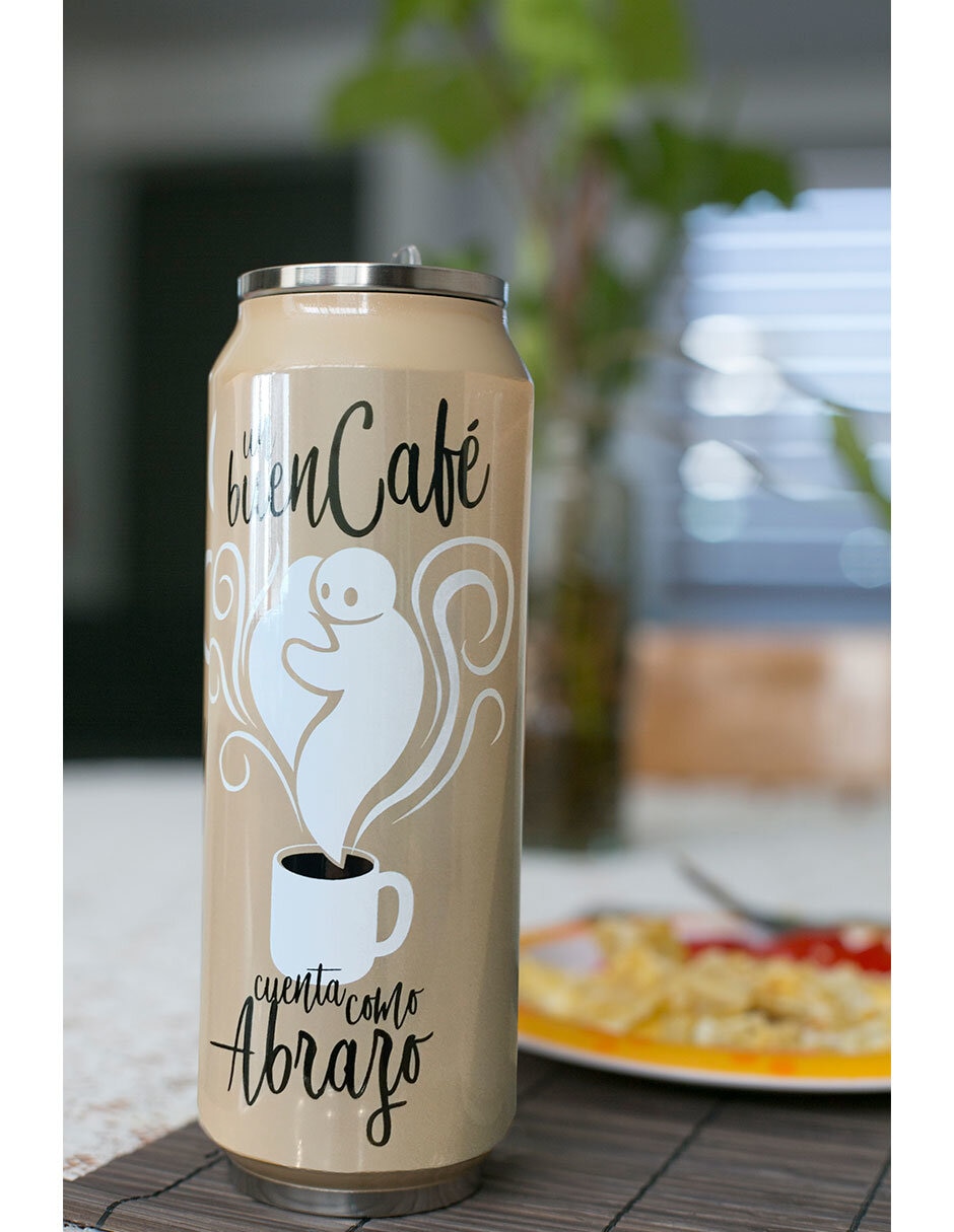 Termo de acero inoxidable con tapa rosca 5