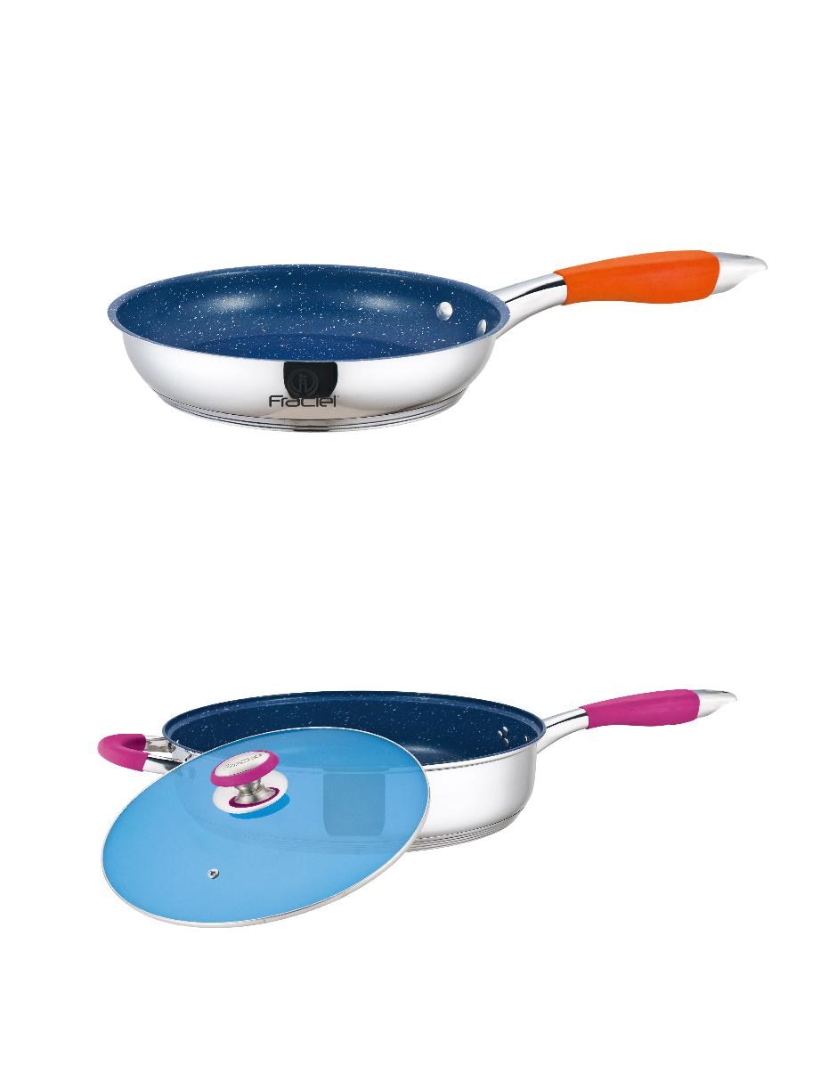 Batería de cocina Fraciel Florida de acero inoxidable 11 piezas