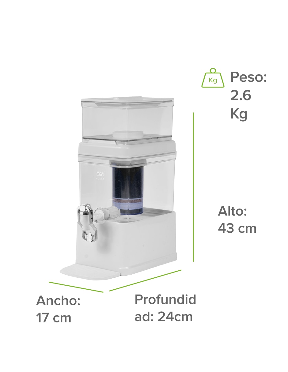 Filtro purificador de agua PA5L 7