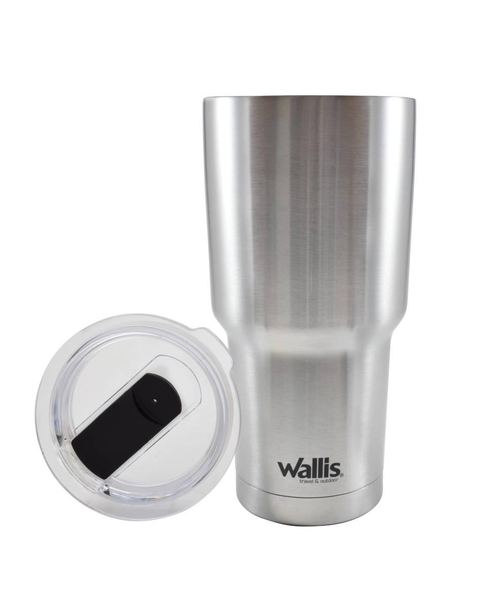 Vaso de acero inoxidable con tapa disc top 2