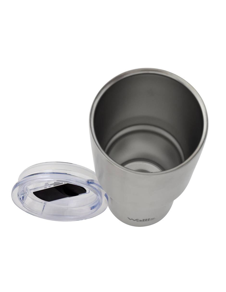 Vaso de acero inoxidable con tapa disc top 3