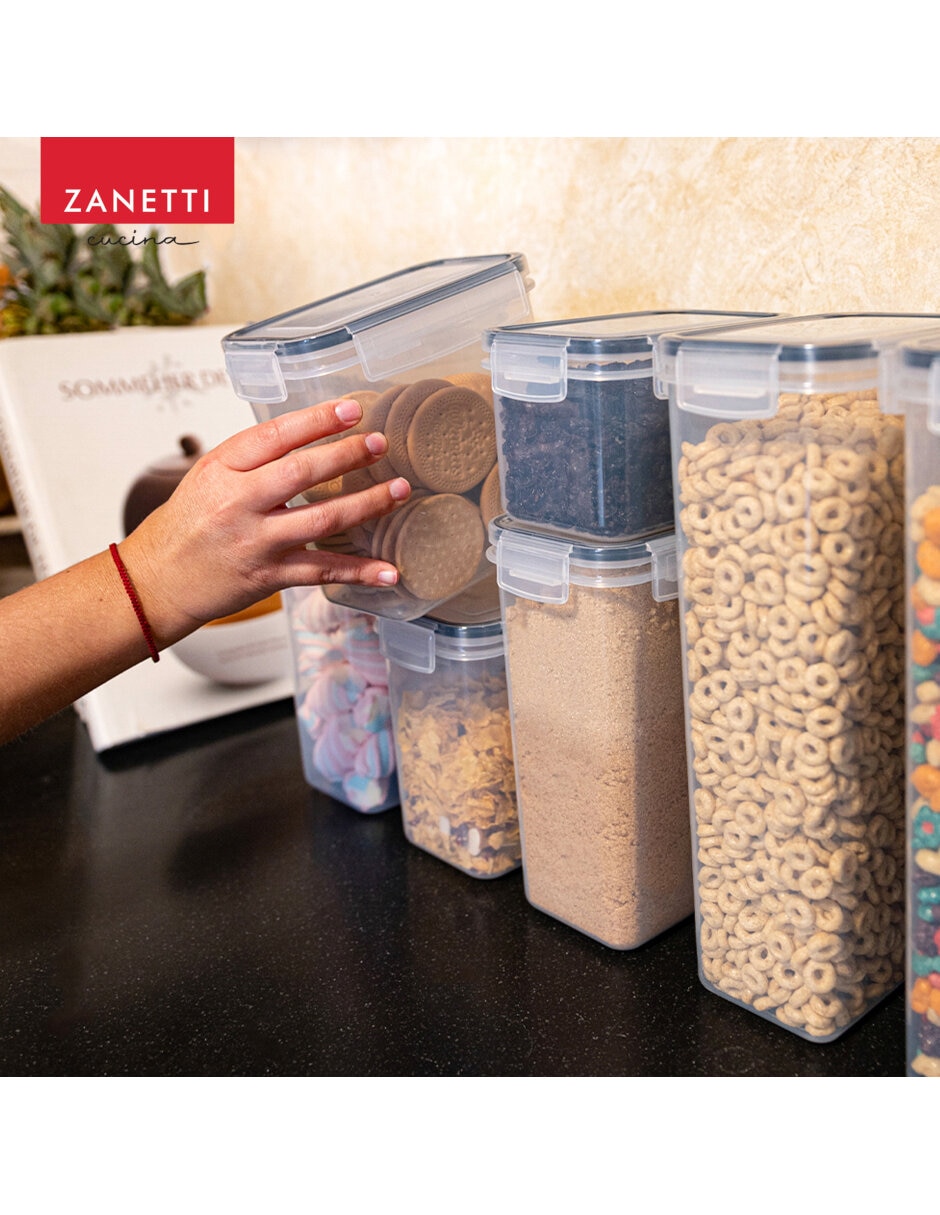 Set contenedores Zanetti de plástico 14 piezas