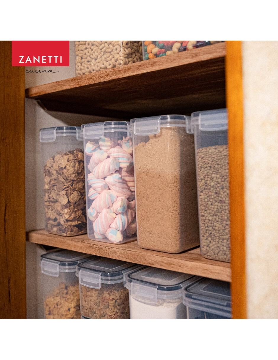 Set contenedores Zanetti de plástico 14 piezas
