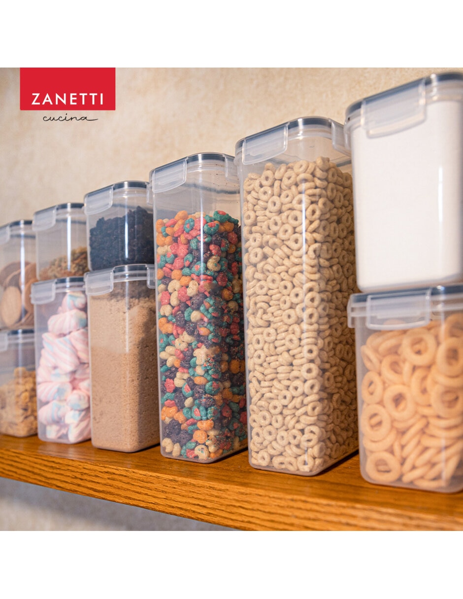 Set contenedores Zanetti de plástico 14 piezas
