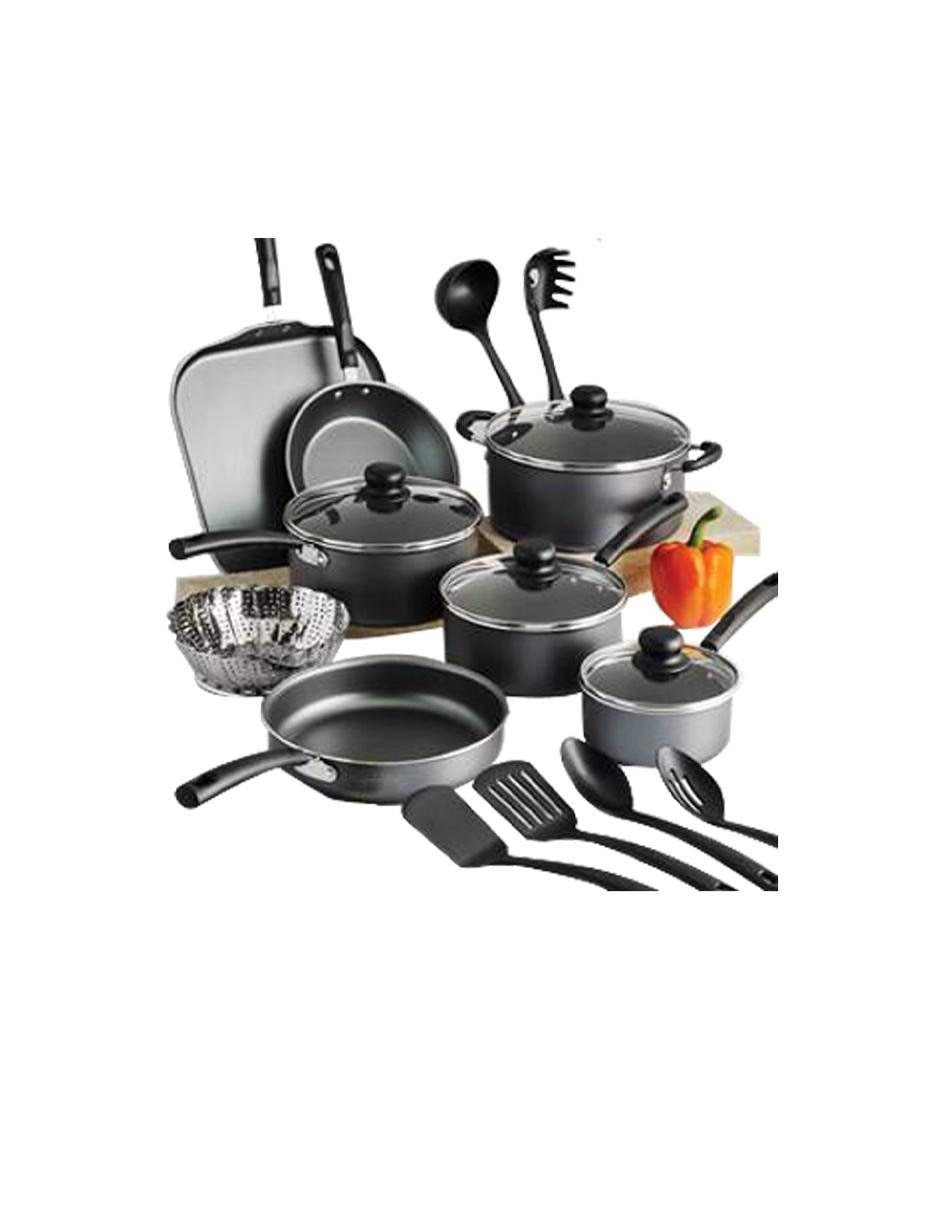 Batería de cocina de aluminio antiadherente 43 piezas 2
