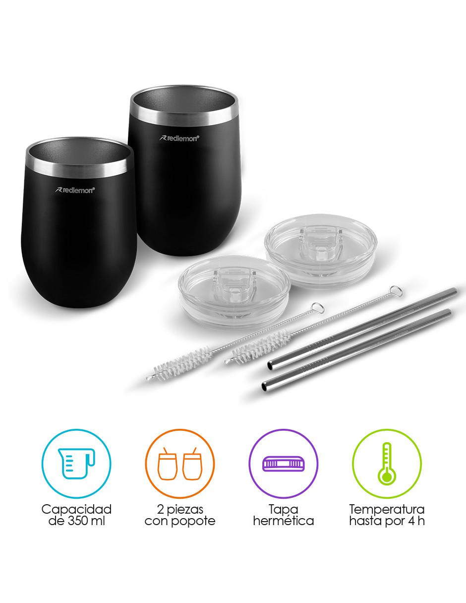 Set de 2 Vasos térmicos de acero 2