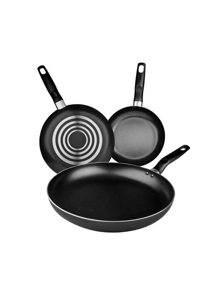 Set de sartenes T-Fal de aluminio 3 piezas