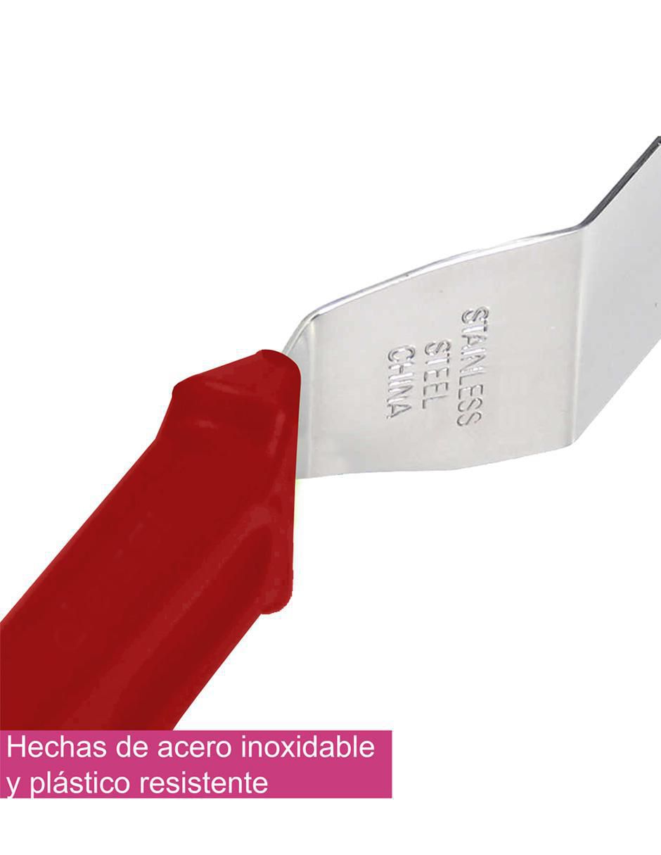 Set de espátulas 3 piezas de acero
