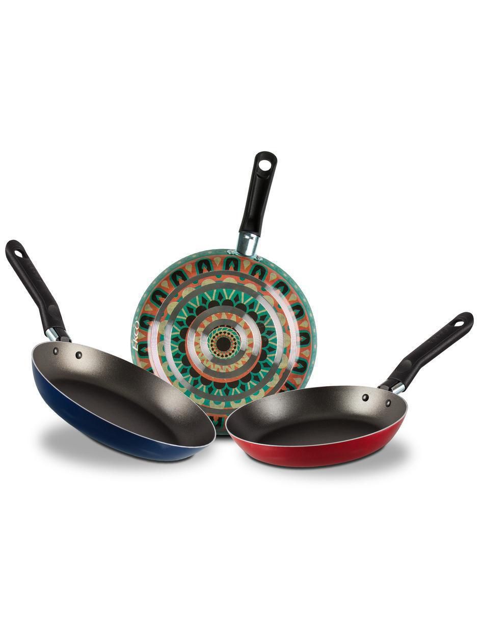 Set de sartenes Ekco Trendy Hippie Chic de aluminio 3 piezas 2