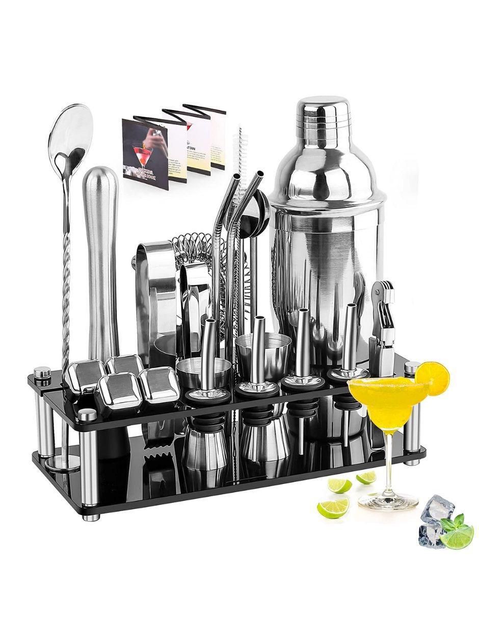 Juego de Coctelera de acero inoxidable