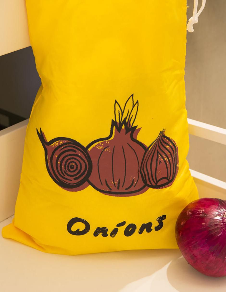 Bolsa para cebollas Kikkerland 2