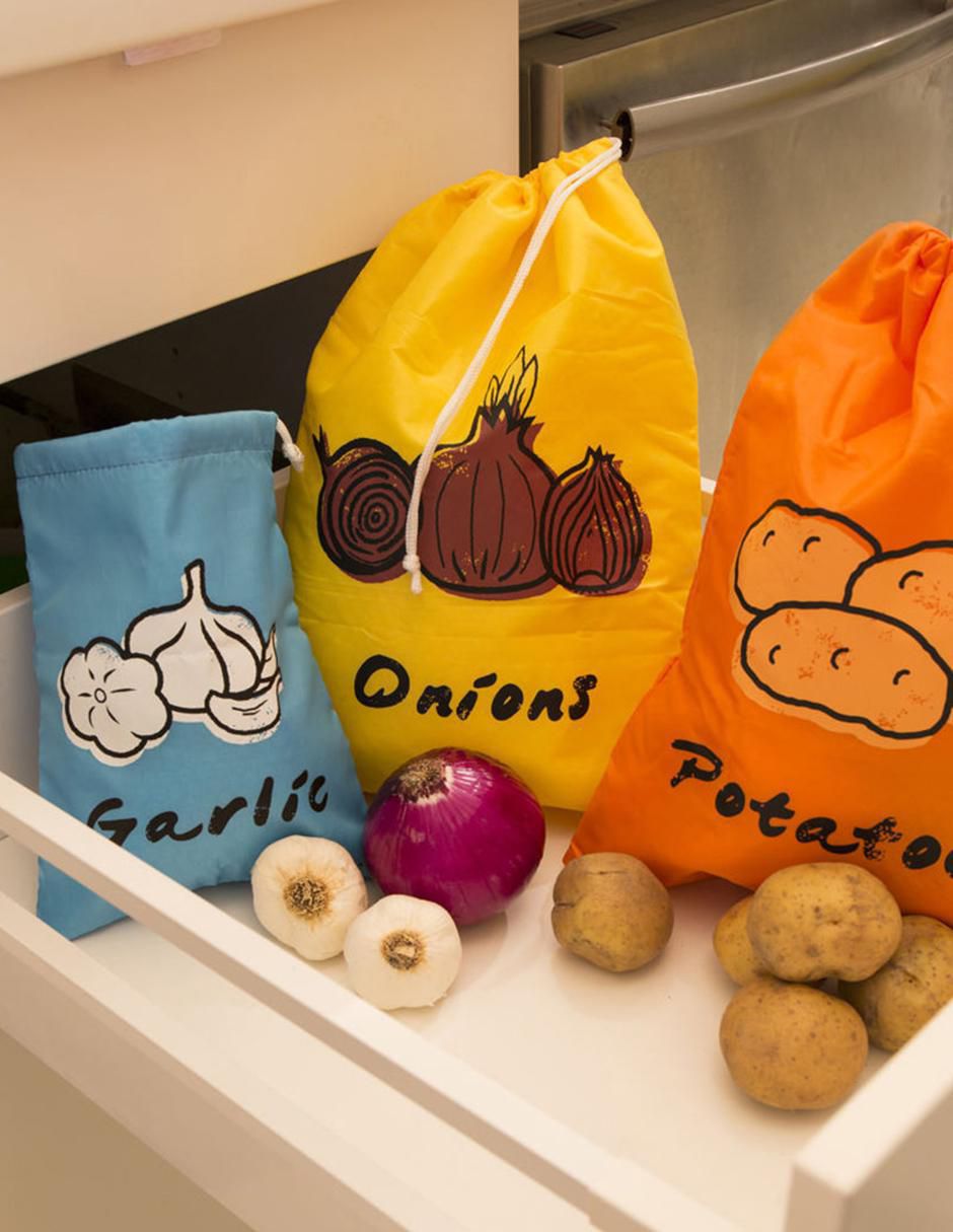 Bolsa para cebollas Kikkerland 3