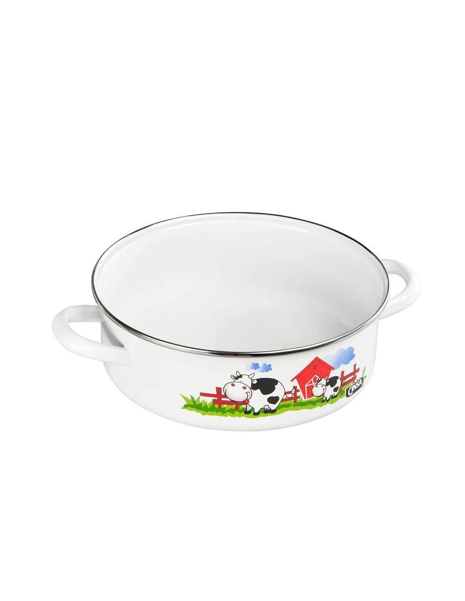 Batería de cocina Cinsa Terranova de acero vitrificado antiadherente 8 piezas