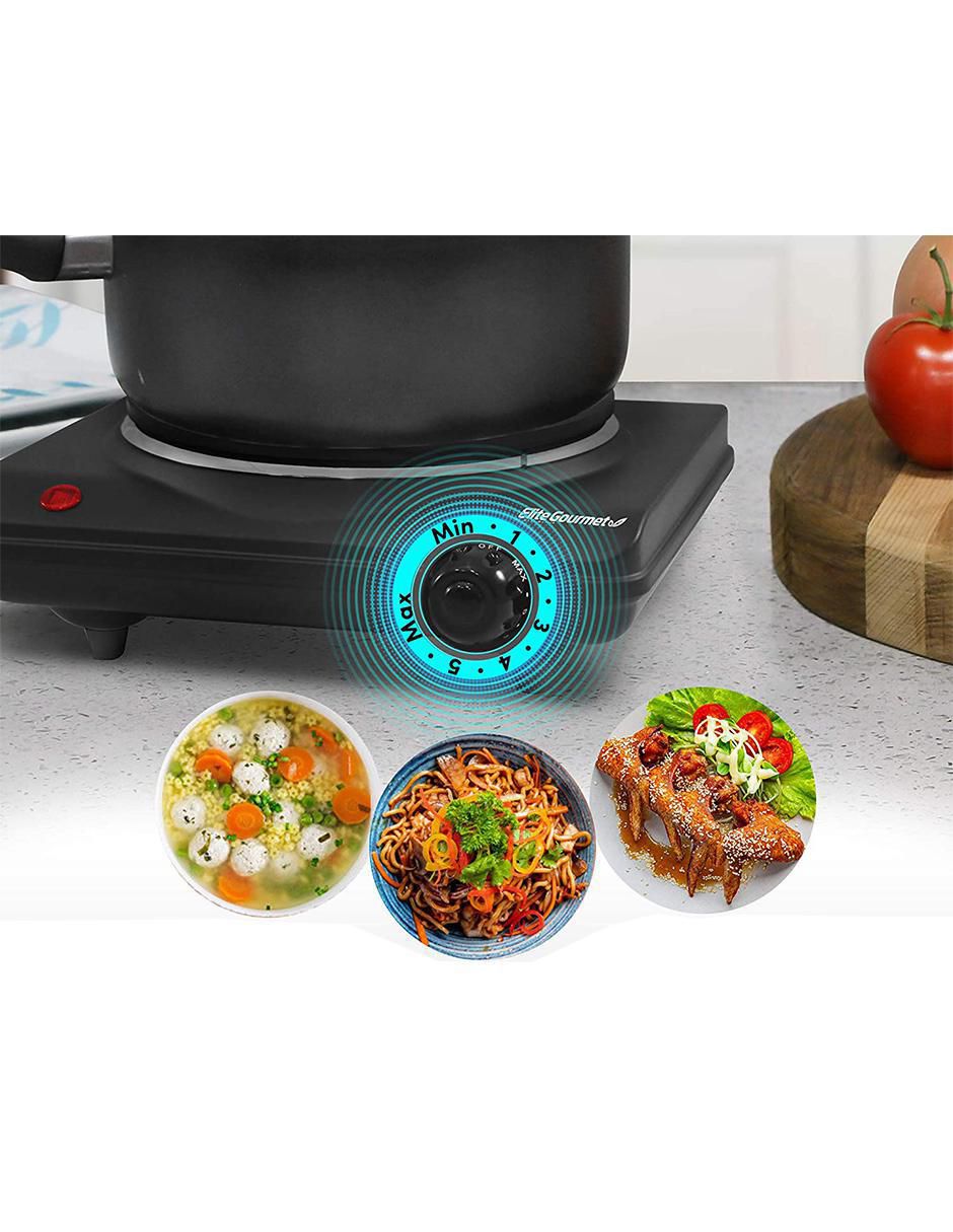 Sartén eléctrico Elite Gourmet de hierro fundido