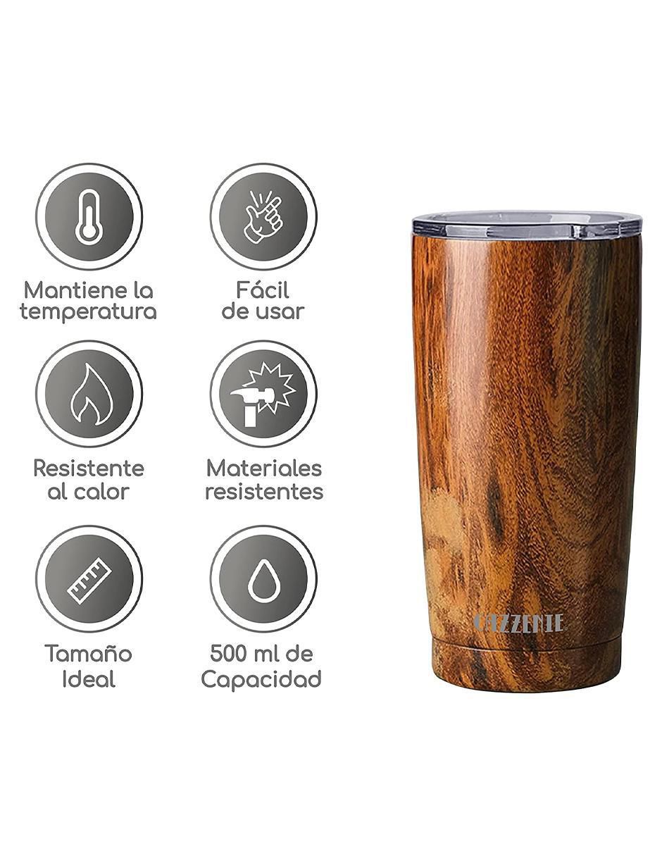 Vaso de acero con tapa disc top 2