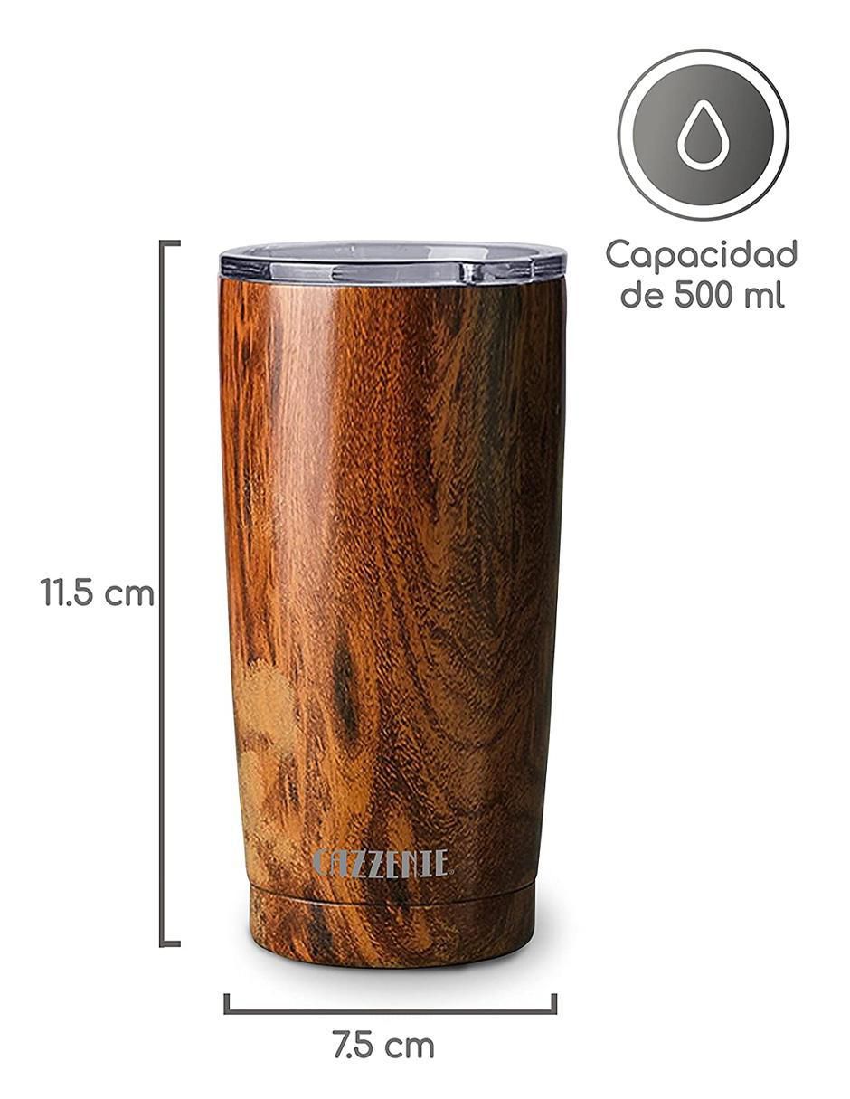 Vaso de acero con tapa disc top 3