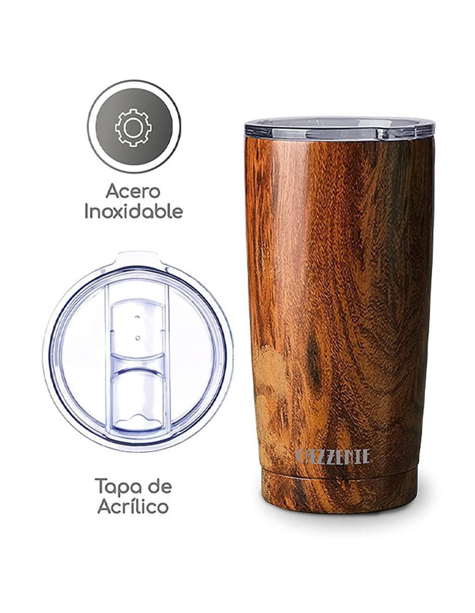 Vaso de acero con tapa disc top 4