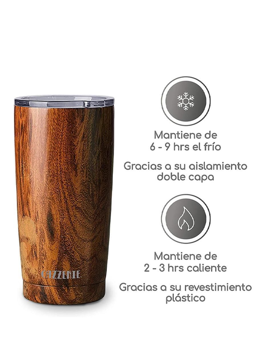 Vaso de acero con tapa disc top 5