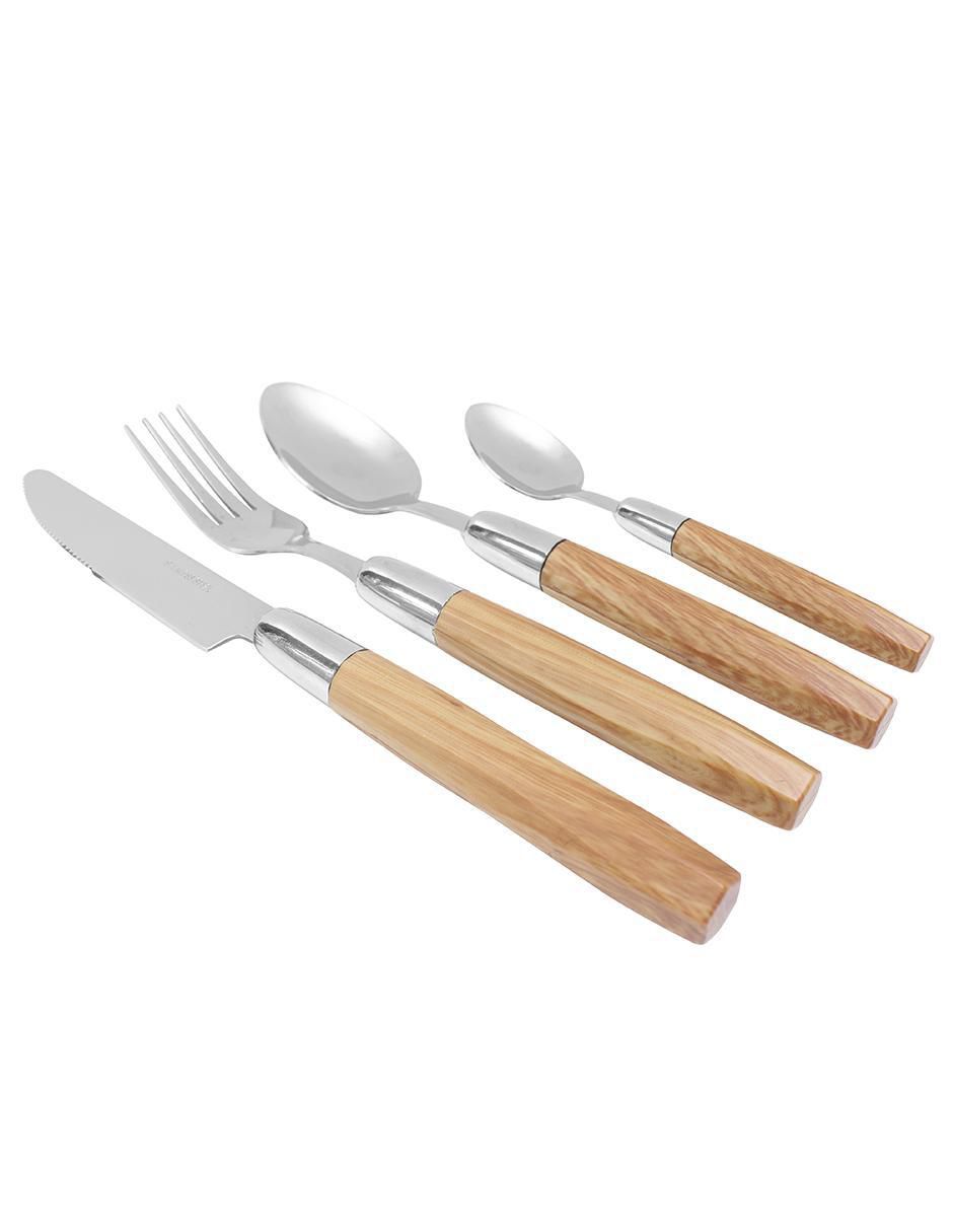 Set cubiertos de acero inoxidable 17 piezas Set cubiertos de acero inoxidable 17 piezas