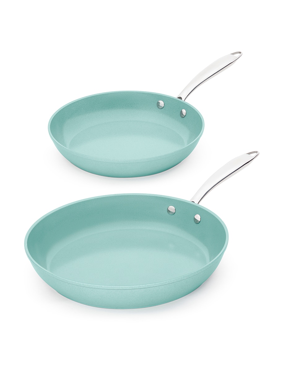 Set de sartenes con tapa Nueva generación de aluminio 2 piezas 2