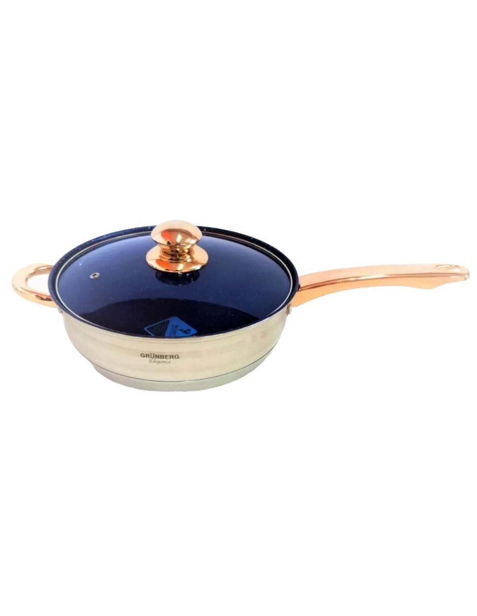 Batería de cocina Grunberg de acero inoxidable antiadherente 13 piezas