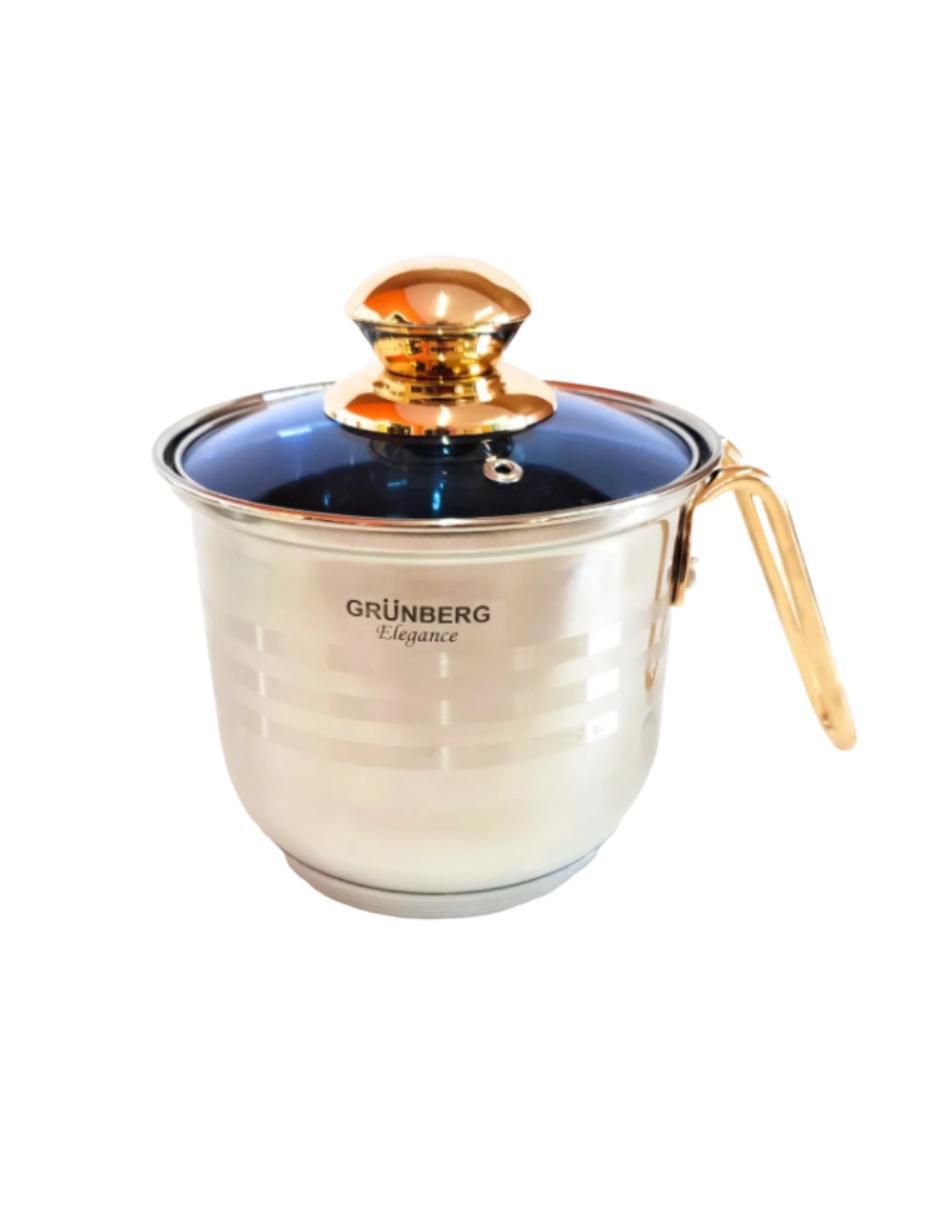 Batería de cocina Grunberg de acero inoxidable antiadherente 13 piezas