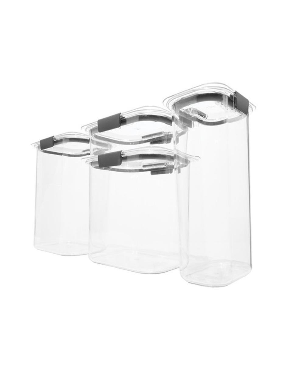 Set contenedores Rubbermaid Home de plástico 4 piezas 1