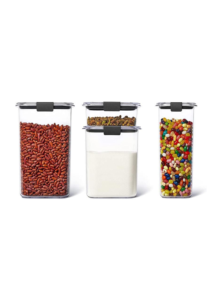 Set contenedores Rubbermaid Home de plástico 4 piezas Set contenedores Rubbermaid Home de plástico 4 piezas