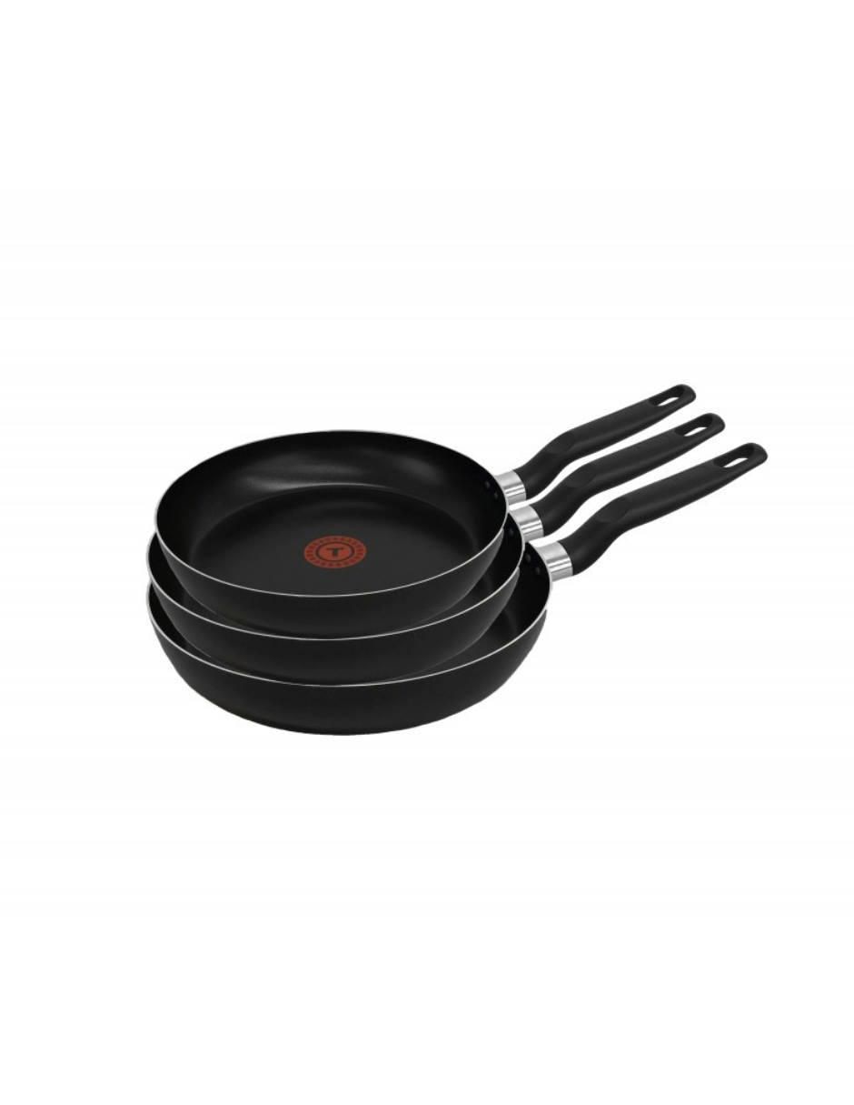Set de sartenes T-Fal Vital de aluminio 3 piezas