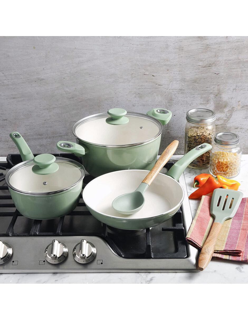 Batería de cocina Cocina Javaz de aluminio antiadherente 7 piezas