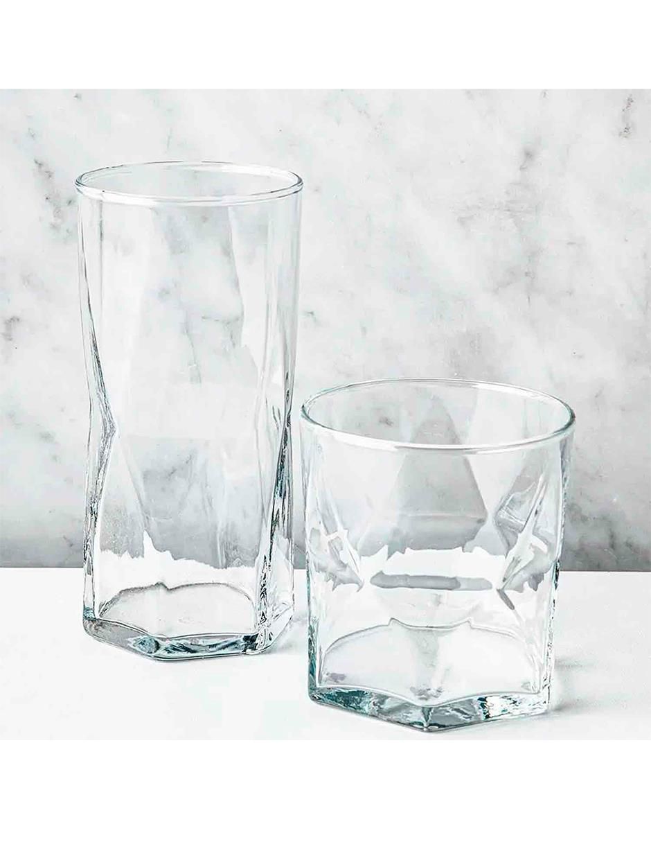 Set de vasos para agua de vidrio 3
