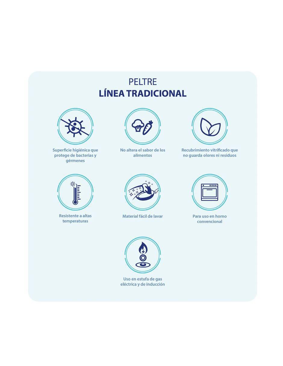Batería de cocina Cinsa Yaqui Plus de acero vitrificado 13 piezas